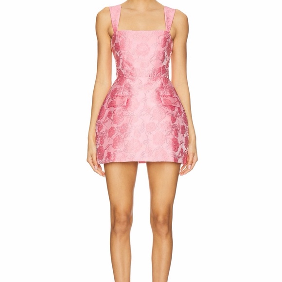 Amanda Uprichard Dresses & Skirts - Revolve Amanda Uprichard Light Pink Bethany Skort Romper